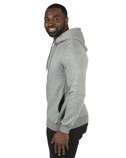 Threadfast Apparel Unisex Ultimate Fleece Pullover Hooded Sweatshirt 320H #colormdl_Heather Grey