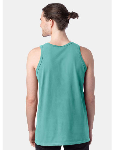 ComfortWash by Hanes Garment-Dyed Unisex Tank Top GDH300 #colormdl_Spanish Moss