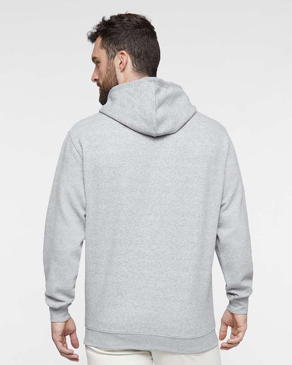 LAT Unisex Elevated Fleece Hoodie Sweatshirt 6926 #colormdl_Heather