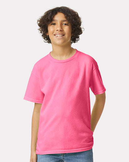 Gildan Ultra Cotton® Youth T-Shirt 2000B #colormdl_Safety Pink