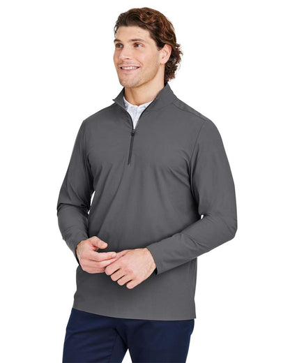 Devon & Jones Men's CrownLux Performance® Windsor Welded Quarter-Zip Pullover DG410 #colormdl_Graphite