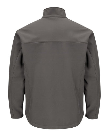 Red Kap Men's Deluxe Soft Shell Jacket JP68 #color_Charcoal