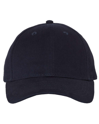 Valucap Heavy Brushed Twill Structured Cap 9910 #color_Navy