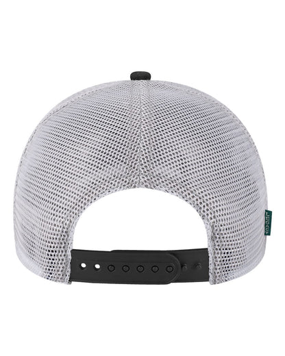 LEGACY Mid-Pro Snapback Trucker Cap MPS #color_Black/ Dark Grey/ Silver