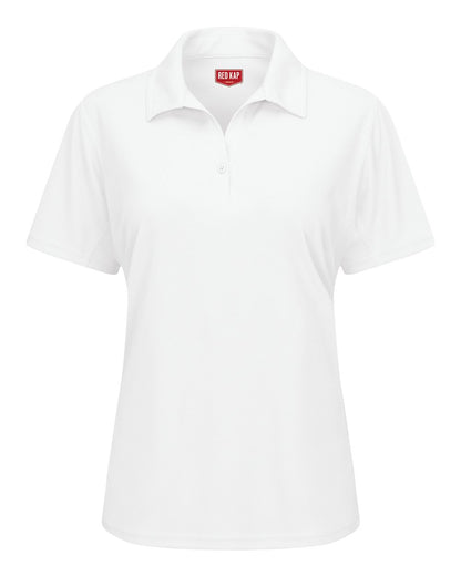 Red Kap Women's Performance Knit® Flex Series Pro Polo SK91 #color_White