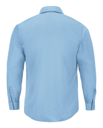 Red Kap Men's Pro Airflow Long Sleeve Work Shirt SP3A #color_Light Blue