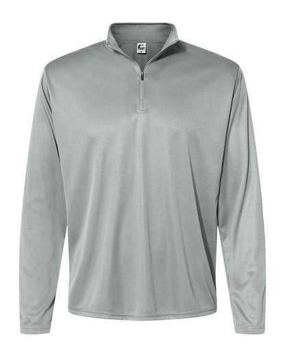 C2 Sport Men's Quarter-Zip Pullover 5102 #color_Silver