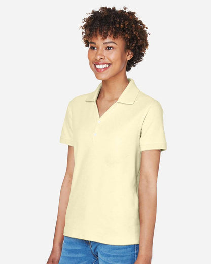 Devon & Jones Women's Pima Piqué Polo D100W #colormdl_Transparent Yellow