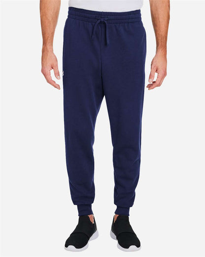 Under Armour Unisex Rival Fleece Joggers 1379774 #colormdl_Midnight Navy/ White