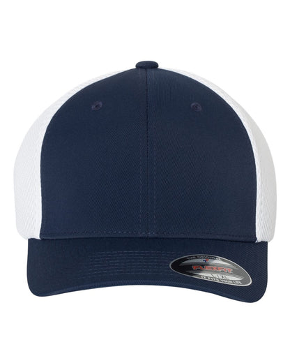 Flexfit Ultrafiber Mesh Cap 6533 #color_Navy/ White