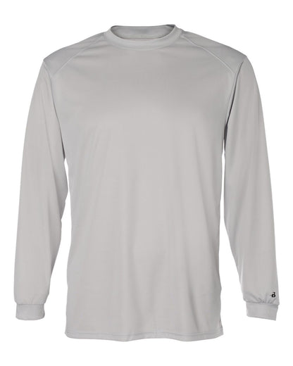 Badger B-Core Long Sleeve T-Shirt 4104 #color_Silver