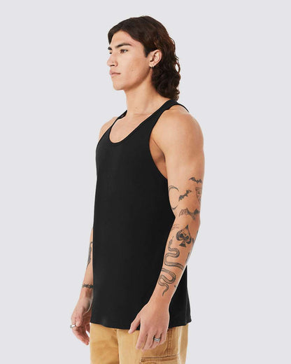 BELLA + CANVAS Triblend Tank 3484 #colormdl_Solid Black Triblend