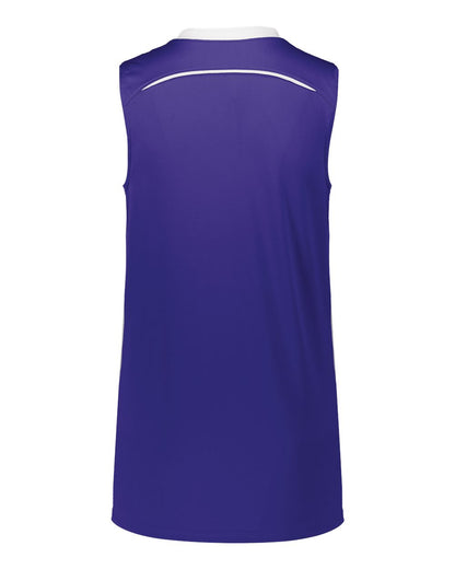 Augusta Sportswear Girls' Rover Jersey 1688 #color_Purple/ White