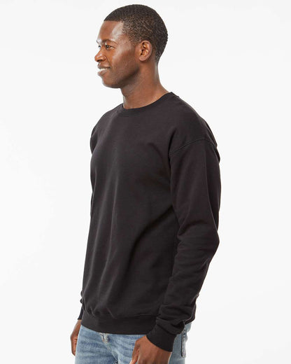 Hanes Unisex Perfect Sweats Crewneck Sweatshirt RS160 #colormdl_Black
