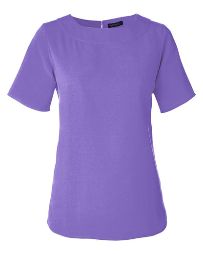 Devon & Jones Women's Perfect Fit™ Boat Neck Blouse DP613W #color_Grape