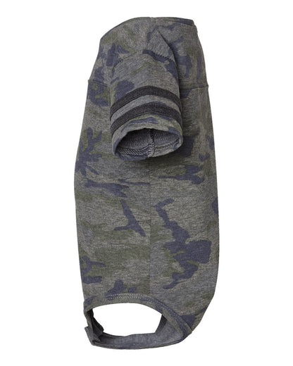 Rabbit Skins Infant Football Fine Jersey Bodysuit 4437 #color_Vintage Camo/ Vintage Smoke