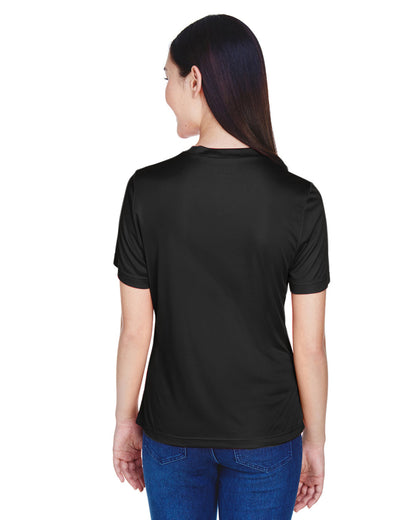Team 365 Ladies' Zone Performance T-Shirt TT11W #color_BLACK