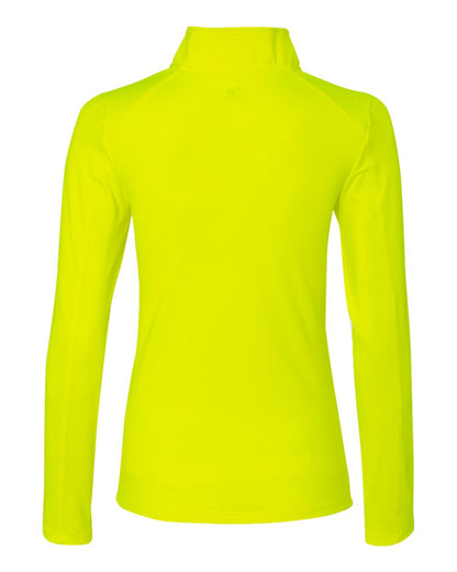 Badger Women’s Lightweight Quarter-Zip Pullover 4286 #color_Safety Yellow