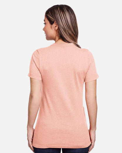 Gildan Women's Softstyle® CVC T-Shirt 64001LCVC #colormdl_Dusty Rose