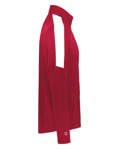 Holloway Men's Tall Crosstown Jacket 223530T #color_Scarlet/ White