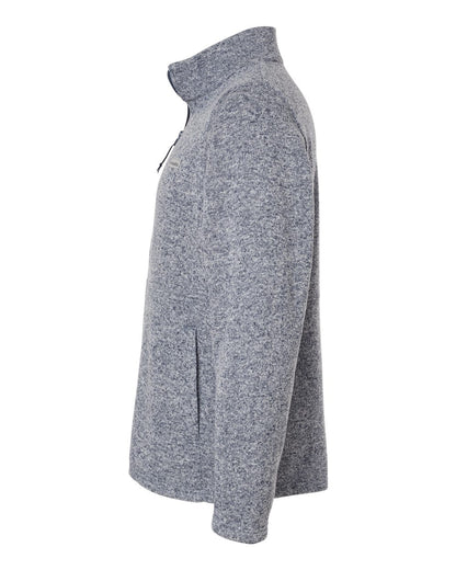 Columbia Men's Alto Pass™ Fleece Full-Zip Jacket 209574 #color_Dark Mountain Heather