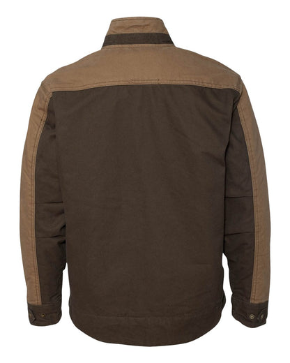 DRI DUCK Horizon Boulder Cloth™ Canvas Jacket 5089 #color_Tobacco/ Field Khaki