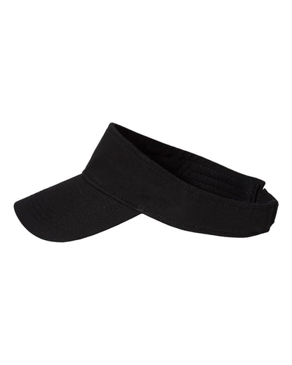 Valucap Bio-Washed Visor VC500 #color_Black
