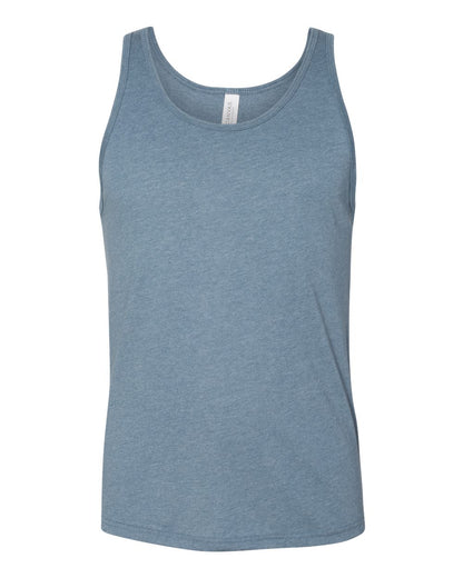 BELLA + CANVAS Heather CVC Tank 3480CVC #color_Heather Slate