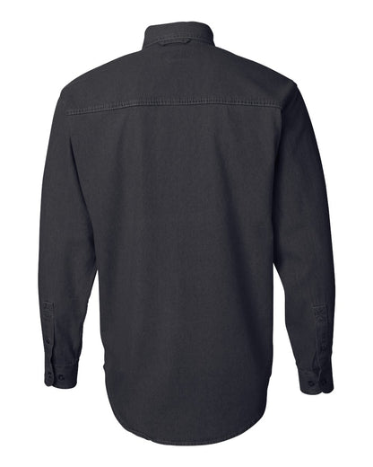 Sierra Pacific Men's Denim Shirt 3211 #color_Black Denim