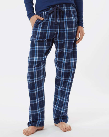 Boxercraft Women's Haley Flannel Pants BW6620 #colormdl_Navy/ Columbia