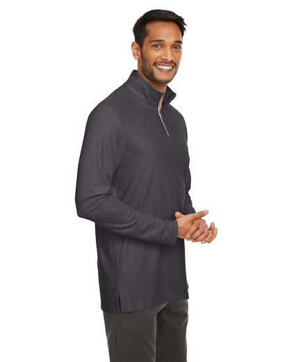 CORE365 Men's Fusion ChromaSoft™ Pique Quarter-Zip Pullover CE405 #colormdl_Carbon