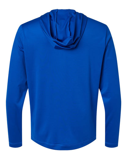 Adidas Lightweight Performance Quarter-Zip Hooded Pullover A596 #color_Collegiate Royal