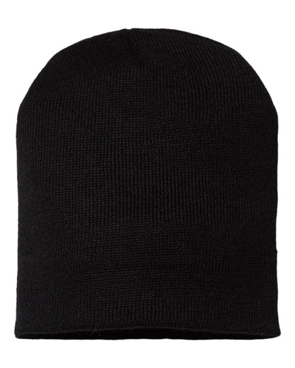 CAP AMERICA USA-Made 8 1/2" Beanie TKN28 #color_Black