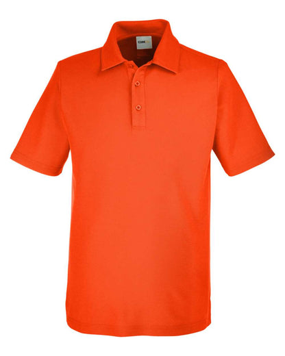 CORE365 Men's Fusion ChromaSoft™ Pique Polo CE112 #color_Campus Orange