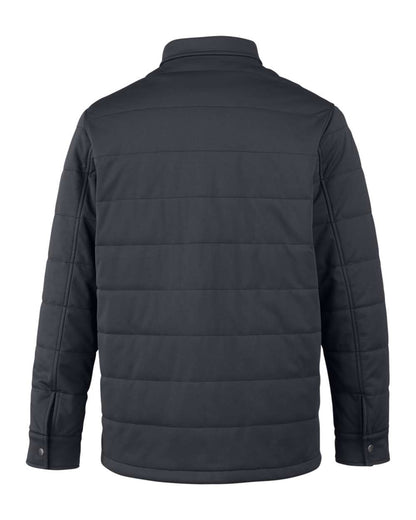 Harriton Unisex Guardian Soft Shell Chore Coat M821 #color_Dark Charcoal