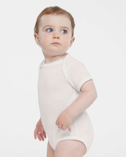 Rabbit Skins Infant Fine Jersey Bodysuit 4424 #colormdl_Porcelain