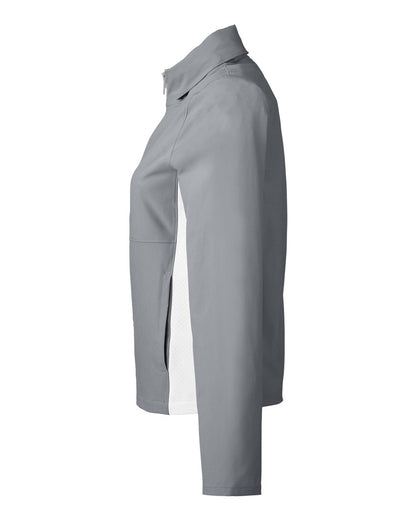 Under Armour Women's Rival Stretch Jacket 1389661 #color_Mod Grey/ White