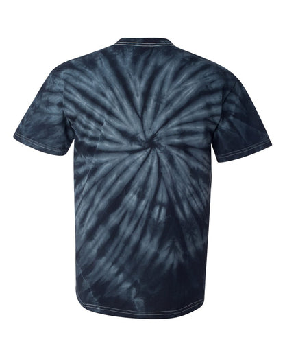 Dyenomite Cyclone Pinwheel Tie-Dyed T-Shirt 200CY #color_Black