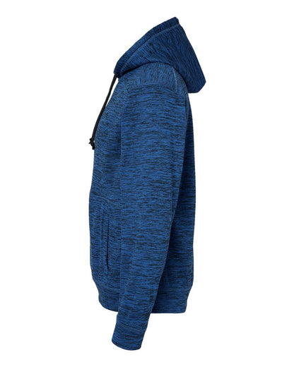 J. America Men's Cosmic Fleece Hooded Sweatshirt 8613 #color_Royal Fleck