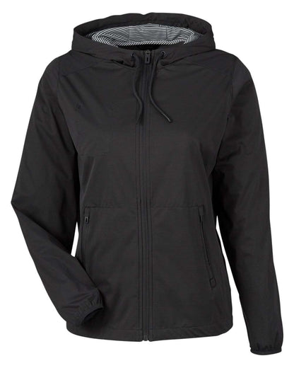 North End Women's Network Lightweight Jacket NE75W #color_Black Heather