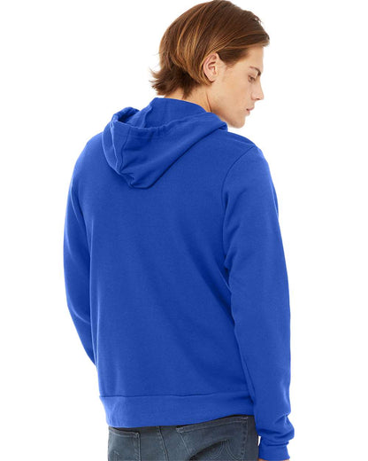 BELLA + CANVAS Sponge Fleece Full-Zip Hoodie 3739 #colormdl_True Royal