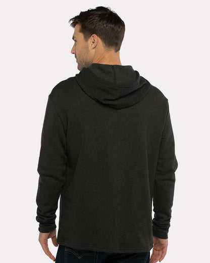 Next Level Malibu Welt Pocket Hoodie 9300 #colormdl_Heather Black