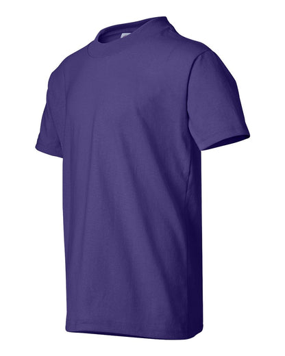 Hanes Ecosmart™ Youth T-Shirt 5370 #color_Purple