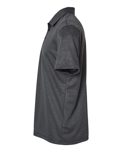 Adidas Men's Space Dyed Polo A591 #color_Black Melange