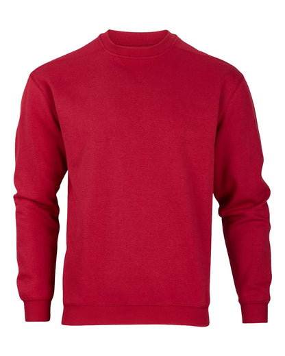 Boxercraft Fleece Crew Pullover BM5101 #color_Brick Red