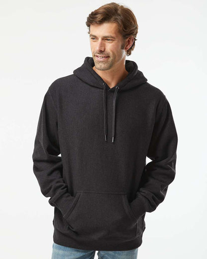 Independent Trading Co. Legend - Premium Heavyweight Cross-Grain Hooded Sweatshirt IND5000P #colormdl_Charcoal Heather