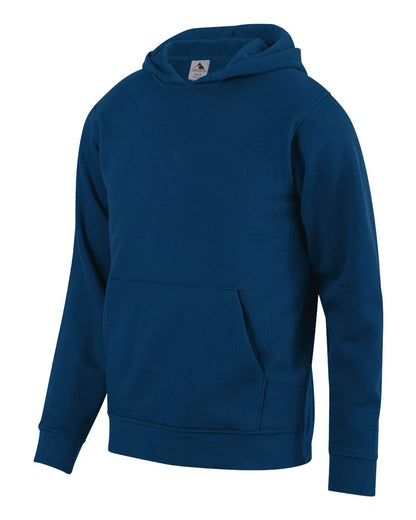 Augusta Sportswear Youth 60/40 Fleece Hoodie 5415 #color_Navy