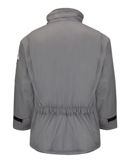 Bulwark Deluxe Parka - EXCEL FR® ComforTouch - Tall Sizes JLP8T #color_Grey