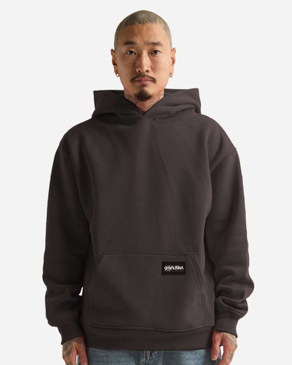 Shaka Wear Men's Essential Super Heavyweight Hooded Sweatshirt SHEHP #colormdl_Shadow