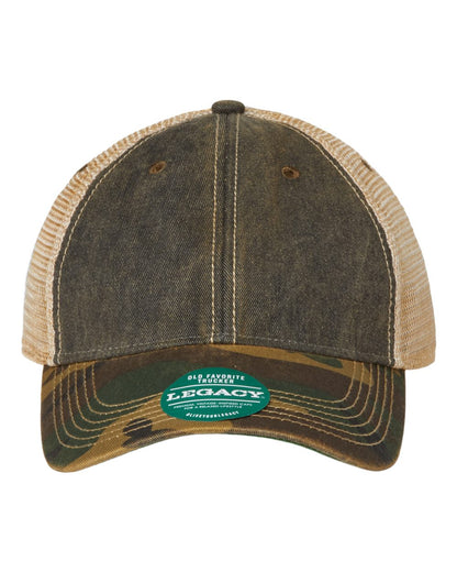 LEGACY Old Favorite Trucker Cap OFA #color_Black/ Army Camo/ Khaki